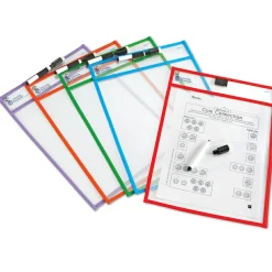 Logik & Talforståelse|Sprog & Leg<Learning Resources Skriv og visk ud-lommer, 5 stk.