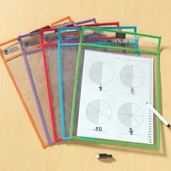 Logik & Talforståelse|Sprog & Leg<Learning Resources Skriv og visk ud-lommer, 5 stk.