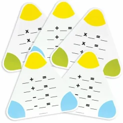 Logik & Talforståelse|Skolesjov<Learning Resources Skriv og visk ud matematikbræt  - Sæt m. 5 stk