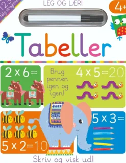 Skolesjov|Matematik & Leg< Skriv og visk ud - Tabeller