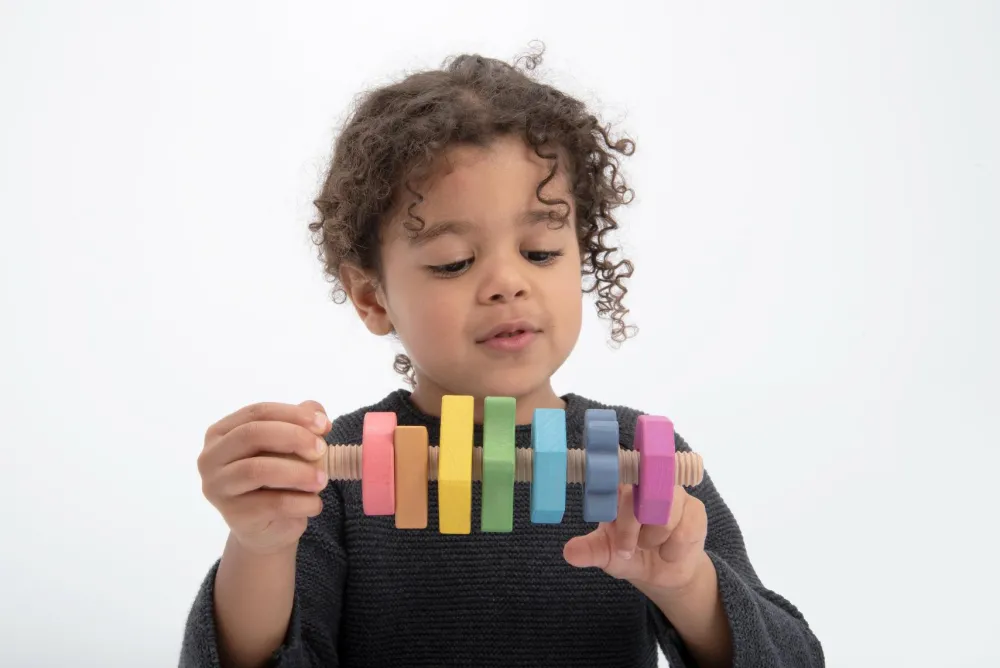 Trælegetøj|Montessori<tickit® Skruedims - Form og farve