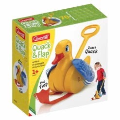 Babylegetøj|Tumlinge Legetøj<Quercetti Skubbedyr - Quack & Flap