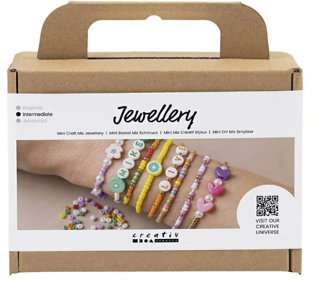 Lav Selv Smykker<Creativ Company Smykkekit - Farverige armbånd