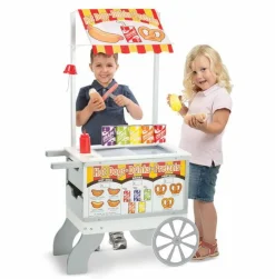 Rolleleg|Legekøkken & Legemad<Melissa & Doug Snackbod på hjul m. is og hotdog