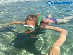 Svømmeudstyr|Legetøj Til Ferien< Snorkelsæt inkl. svømmefødder (4-12 år)