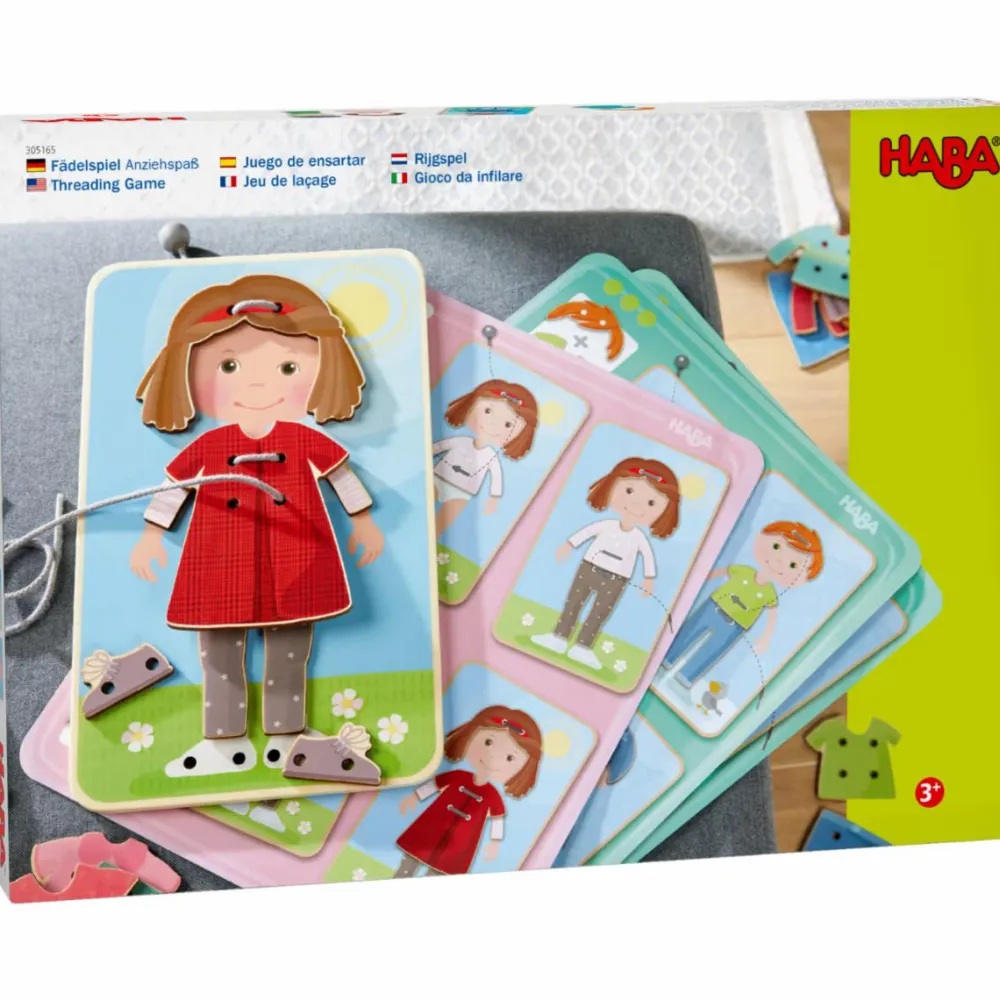 Montessori<Haba Snøreleg - Giv mig tøj på