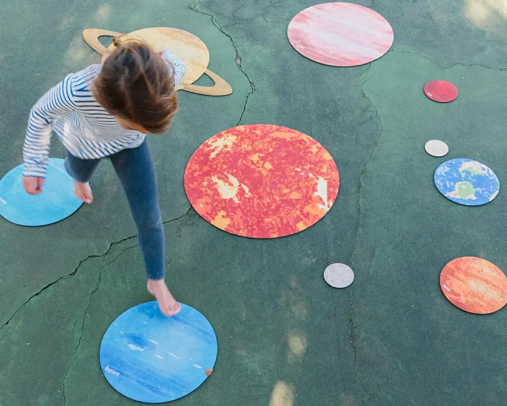 Astronomi< Solsystem i gummi, 10 dele