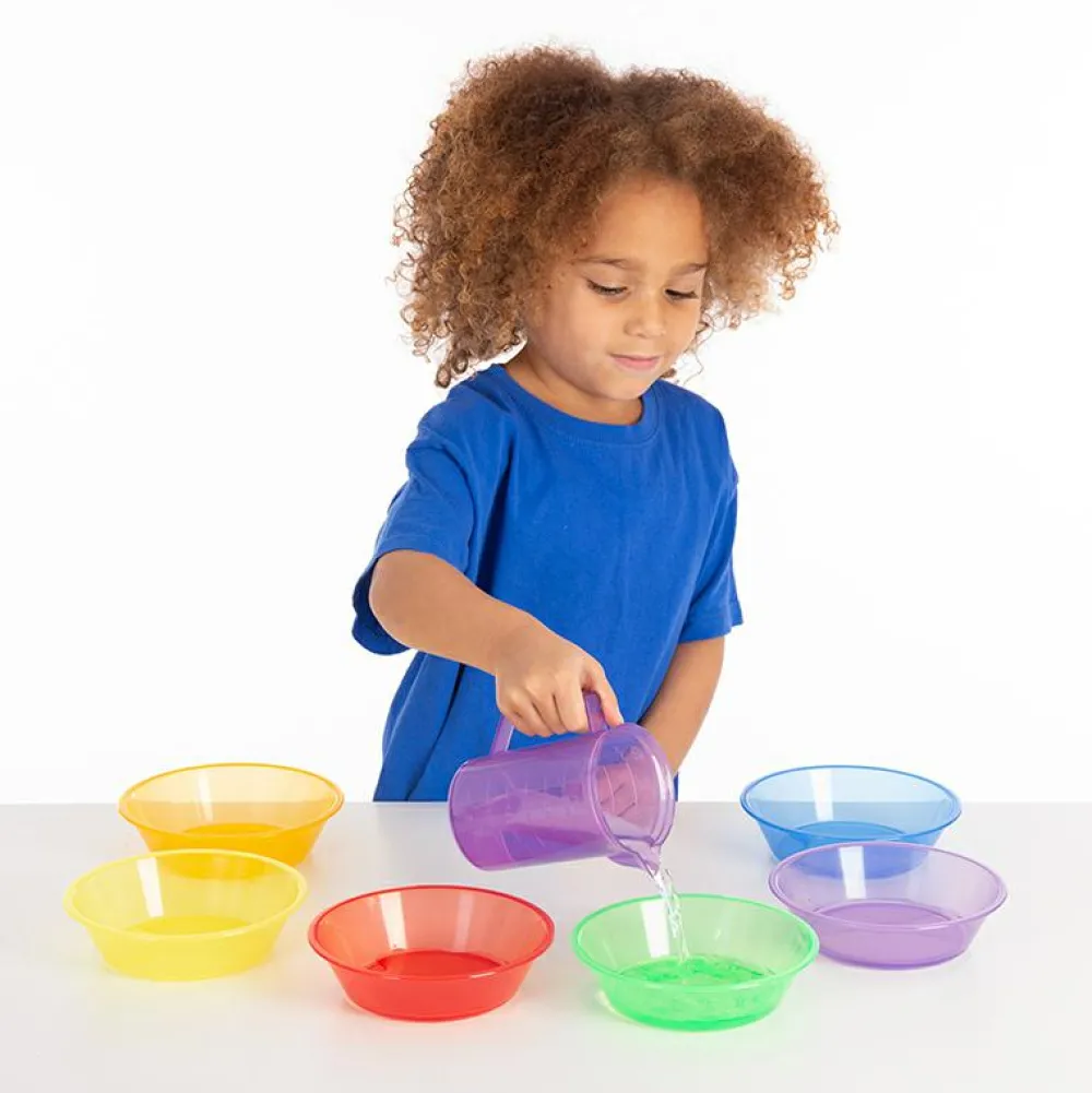 Lysborde|Tumlinge Legetøj<tickit® Sorteringsskåle - Transparente, 6 stk