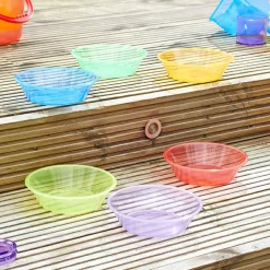 Lysborde|Tumlinge Legetøj<tickit® Sorteringsskåle - Transparente, 6 stk