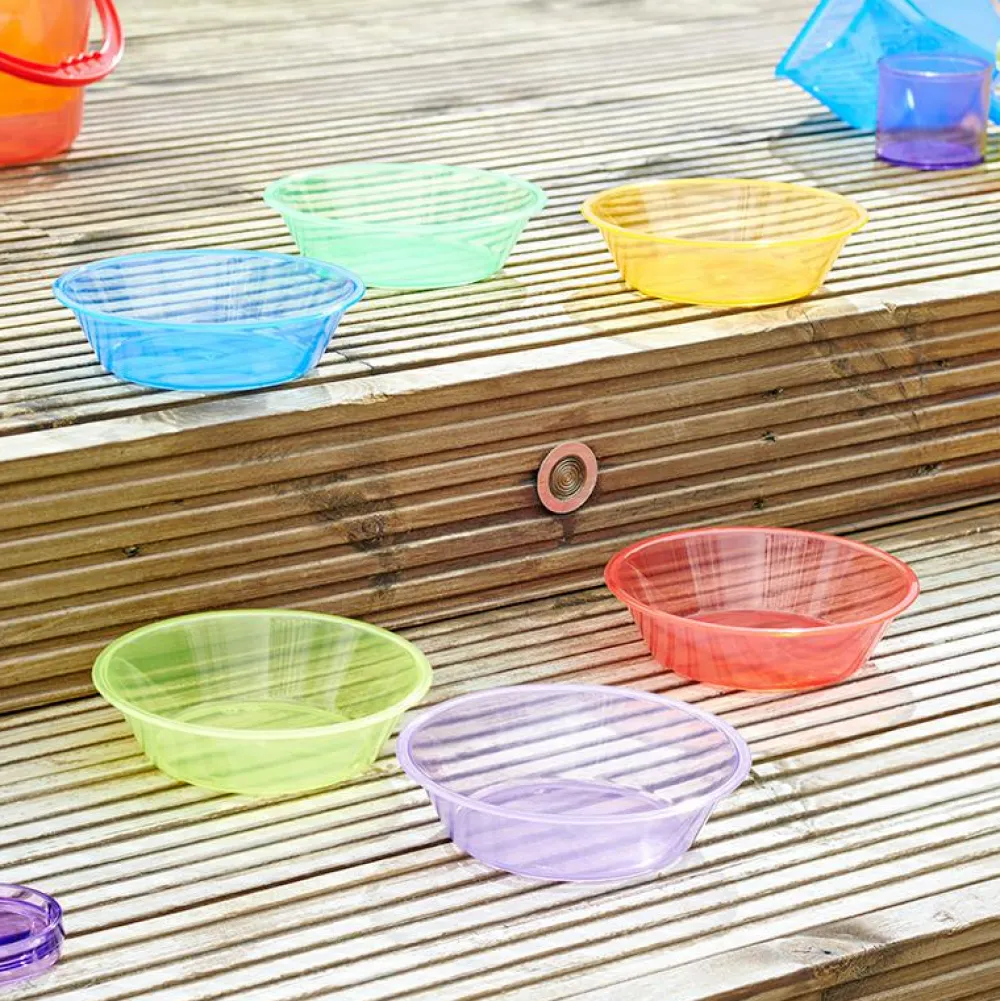 Lysborde|Tumlinge Legetøj<tickit® Sorteringsskåle - Transparente, 6 stk