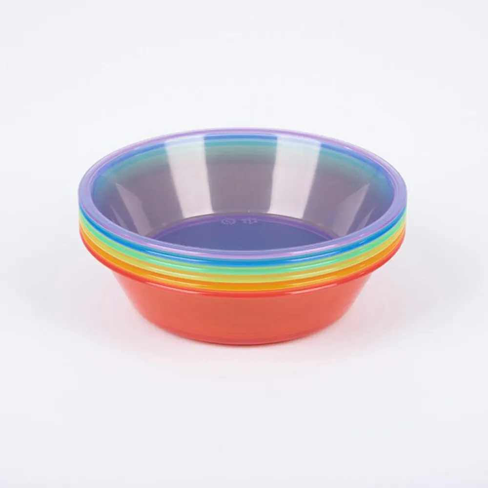 Lysborde|Tumlinge Legetøj<tickit® Sorteringsskåle - Transparente, 6 stk