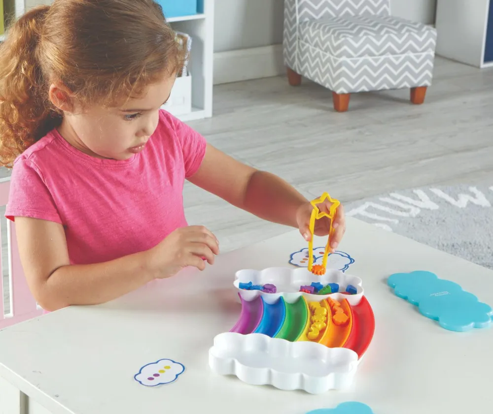 Matematik & Leg|Sorterings- & Stablelegetøj<Learning Resources Sorteringssæt - Den lille regnbue