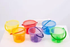 Udeleg|Legetøj Til Ferien<tickit® Spande - Transparente, 6 stk