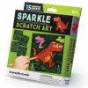 Dinosaur Legetøj|Tegne- & Malegrej<Crocodile Creek Sparkle Scratch Art - Dinosaurer