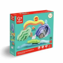 Trælegetøj|Sorterings- & Stablelegetøj<Hape Stable- & byggeklodser - Natur