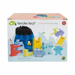 Trælegetøj|Sorterings- & Stablelegetøj<Tender Leaf Stableleg - Monstre