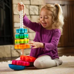 Sorterings- & Stablelegetøj|Tumlinge Legetøj<Fat Brain Toys Stableleg - SpinAgain