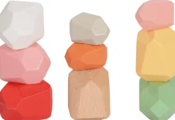 Montessori|Sorterings- & Stablelegetøj< Stablesten af træ, 36 stk