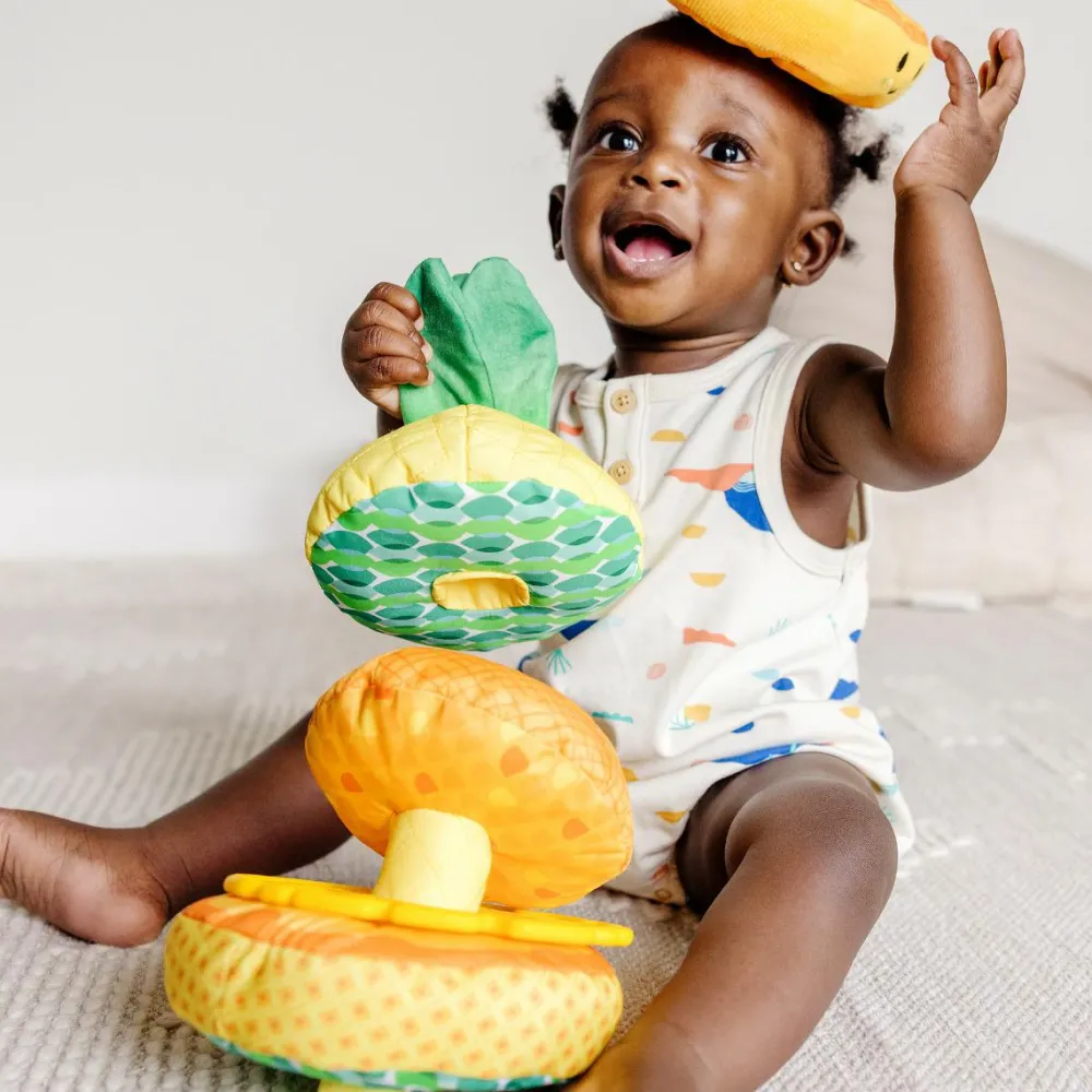 Sorterings- & Stablelegetøj|Babylegetøj<Melissa & Doug Stabletårn - Ananas
