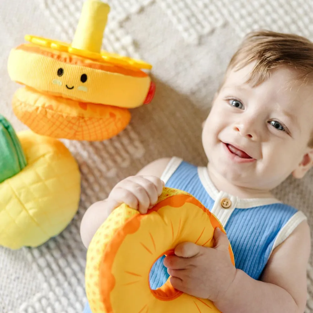 Sorterings- & Stablelegetøj|Babylegetøj<Melissa & Doug Stabletårn - Ananas