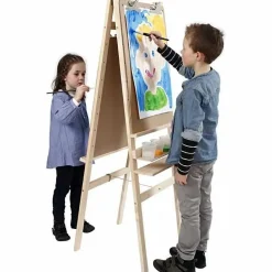 Tegne- & Malegrej<Creativ Company Staffeli, sammenklappeligt inkl. hylde