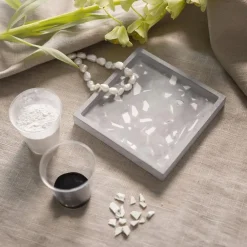 Kreativ Leg|Krea-Fitness<Creativ Company Støb med resin - Dekorationsbakker m. terrazzo