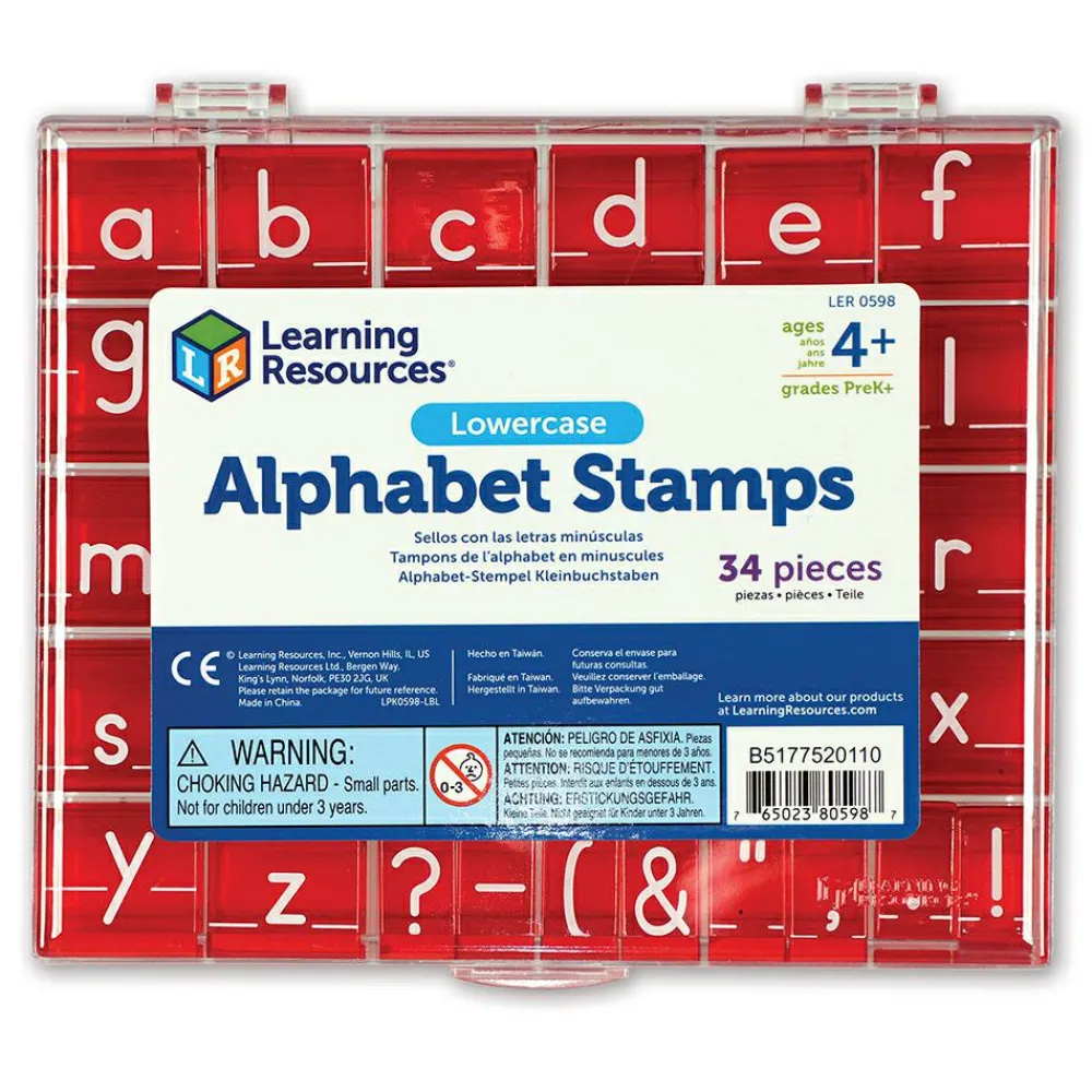Sprog & Leg|Kreativ Leg<Learning Resources Stempelsæt - Små bogstaver (A-Z)