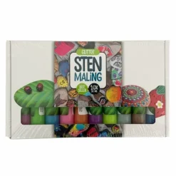 Påske|Legetøj Til Ferien< Stenmaling 10 x 30 ml - Glitter