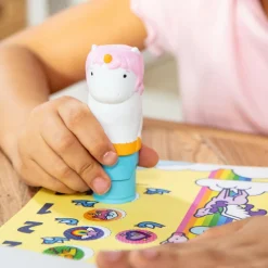 Legetøj Til Ferien|Tegne- & Malegrej<Melissa & Doug Sticker WOW! aktivitetssæt - Enhjørning