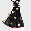 Halloween|Fastelavn<Den Goda Fen Stjernekappe- og hat, str. 3-8 år