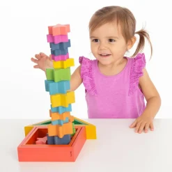 Trælegetøj|Montessori<tickit® Stjerner af træ - Regnbue, 21 stk