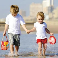 Strand- & Sandlegetøj|Tumlinge Legetøj<Hape Strandsæt m. taske + pop up spand, 4 dele