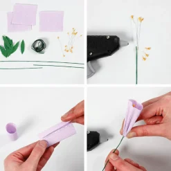 Kreativ Leg<Creativ Company Støvdragere til papirblomster - Orange, 100 stk