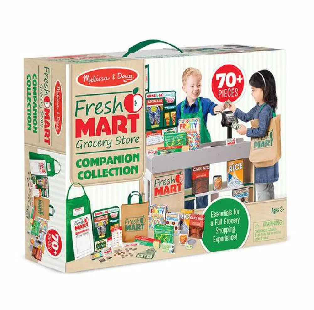 Rolleleg<Melissa & Doug Supermarked - tilbehør, 70 dele