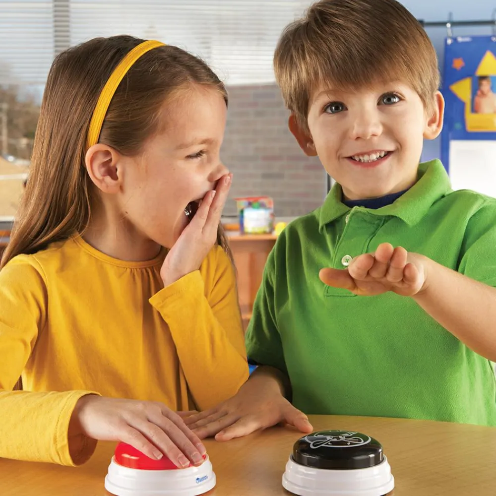 Skolesjov<Learning Resources Svarknapper med dyrelyde, 4 stk