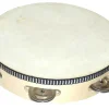 Audio / Høresans|Musikinstrumenter Til Børn< Tamburin med skind - Ø20 cm.