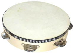 Audio / Høresans|Musikinstrumenter Til Børn< Tamburin med skind - Ø20 cm.