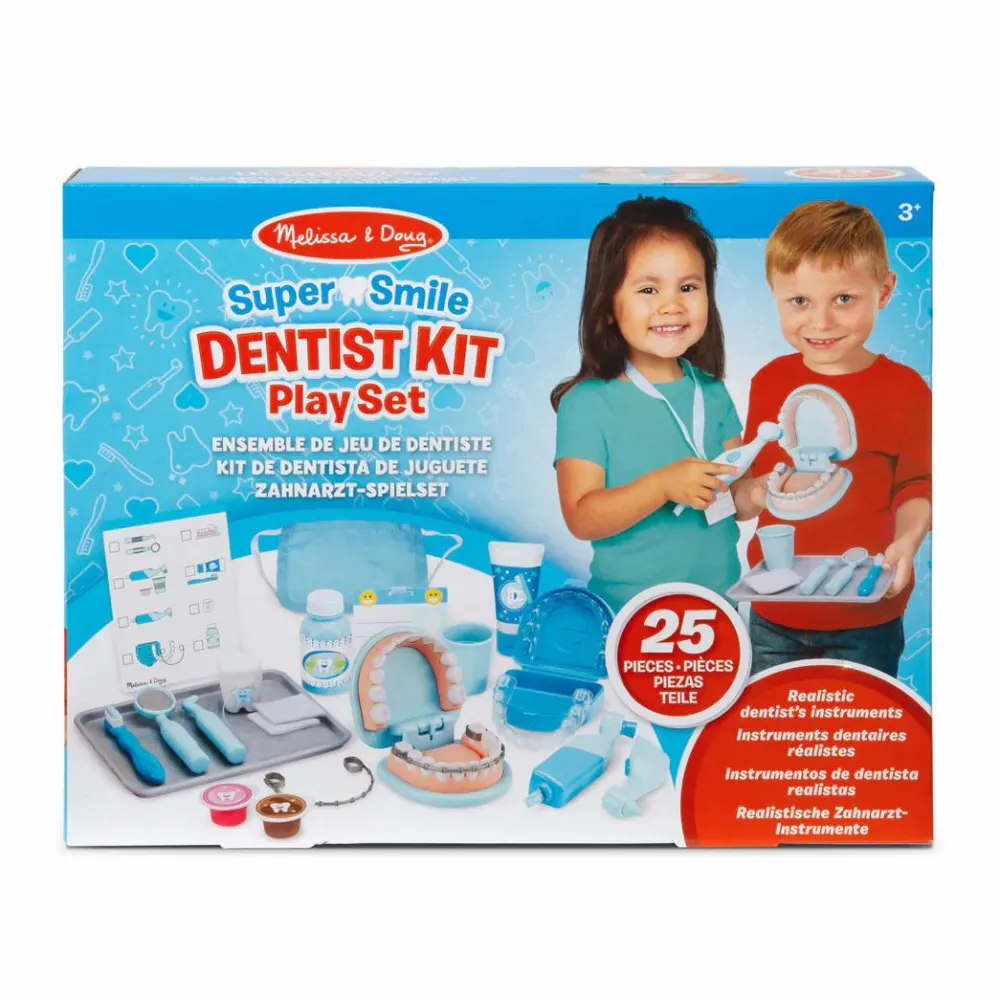 Rolleleg<Melissa & Doug Tandlægesæt, 25 dele