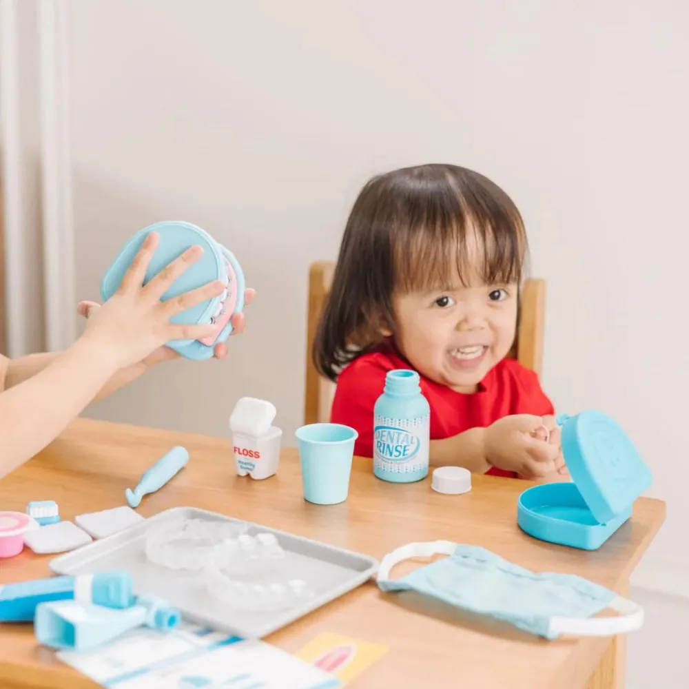 Rolleleg<Melissa & Doug Tandlægesæt, 25 dele