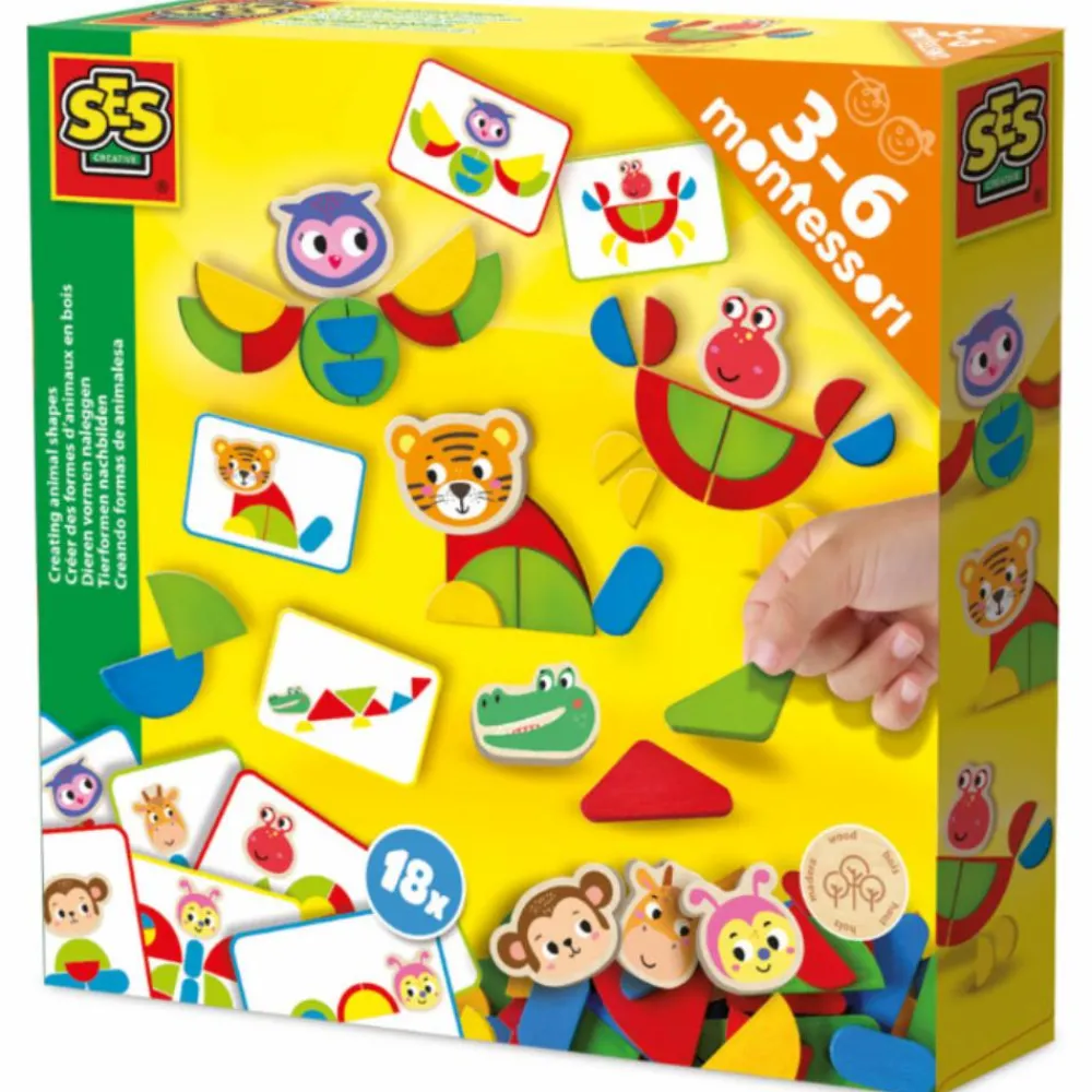 Montessori|Matematik & Leg<SES Creative Tangram - Lav dyr