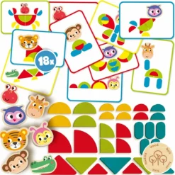 Montessori|Matematik & Leg<SES Creative Tangram - Lav dyr