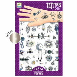 Fastelavn<Djeco Tatoveringer, Metallic - Wicca