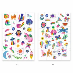 Fastelavn<Djeco Tatoveringer - Regnbuer