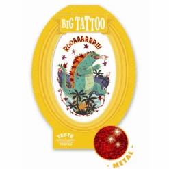 Fastelavn<Djeco Tatovering, Stor - Godzilla