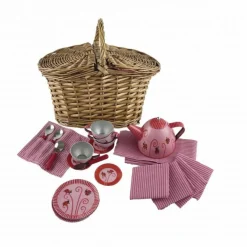 Legekøkken & Legemad<Egmont Toys Tesæt i fletkurv - Mariehøner