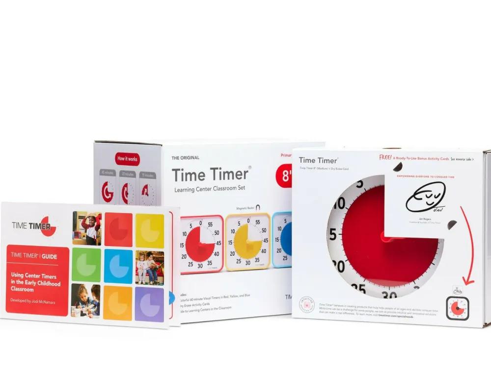 Logik & Talforståelse|Hjælpemidler<Time Timer - Klassesæt m. 3 stk