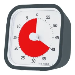 Hjælpemidler|Til Børneværelset<Time Timer MOD Mørkegrå - 1 time