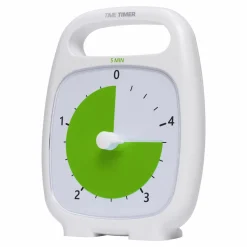 Hjælpemidler|Til Børneværelset<Time Timer PLUS Hvid (14x18 cm.) - 5 min.
