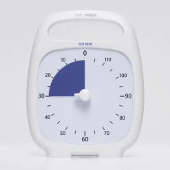 Logik & Talforståelse|Hjælpemidler<Time Timer PLUS Hvid (14x18 cm.) - 120 min.