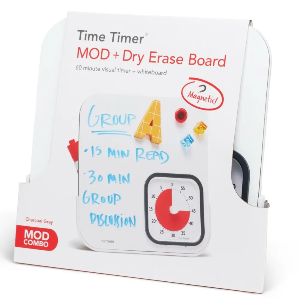 Hjælpemidler|Til Børneværelset<Time Timer whiteboard inkl. MOD